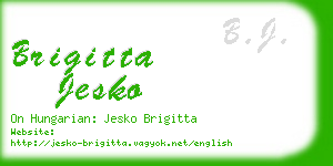 brigitta jesko business card